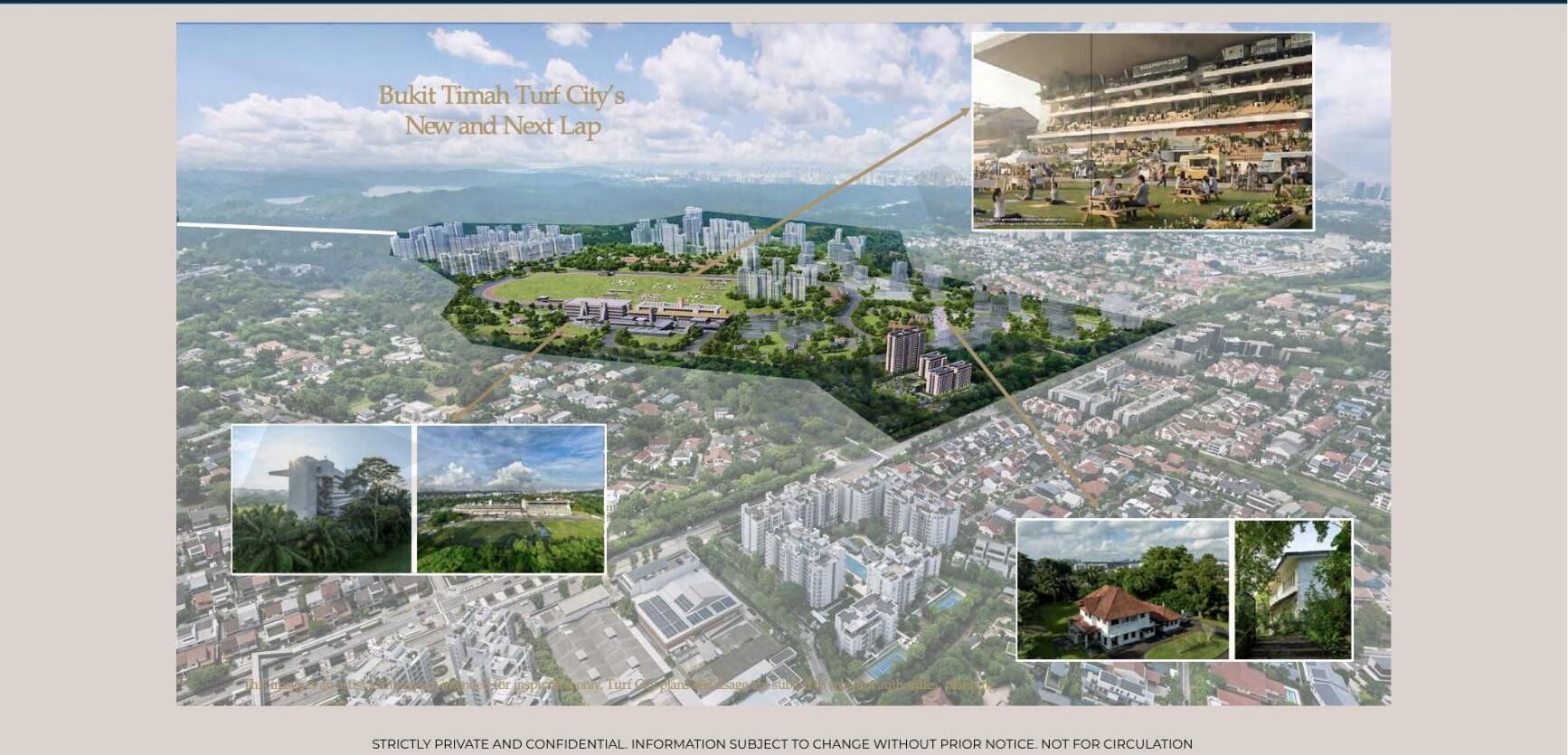 Aerial context — Bukit Timah Turf City's new and next lap redevelopment