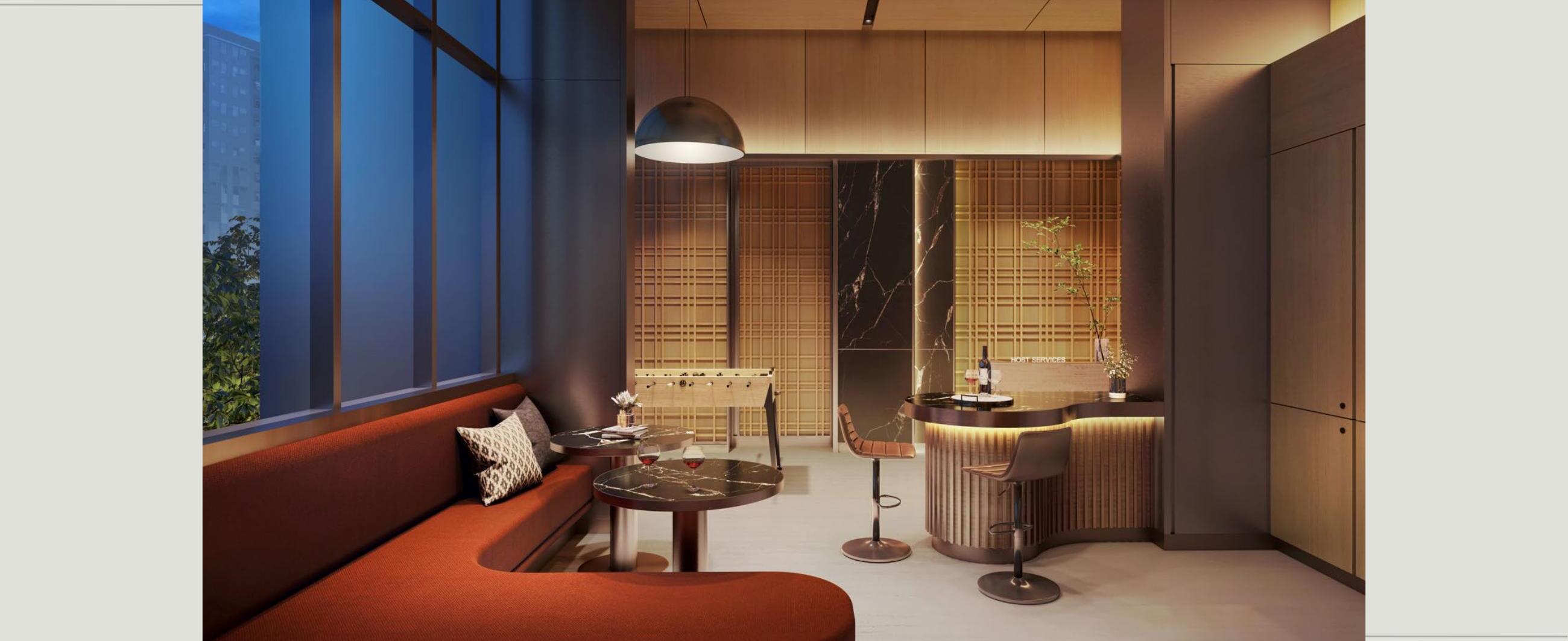 Clubhouse interior