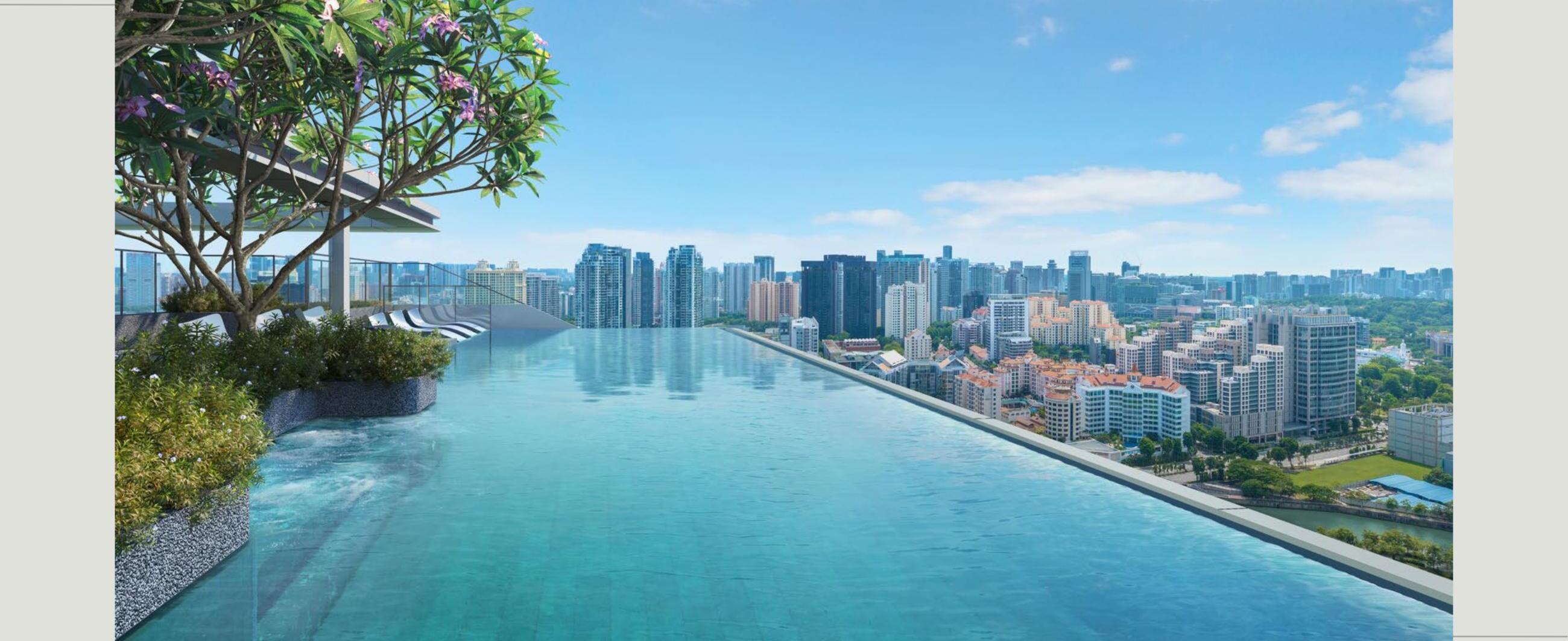 Union Square Residences pool deck render