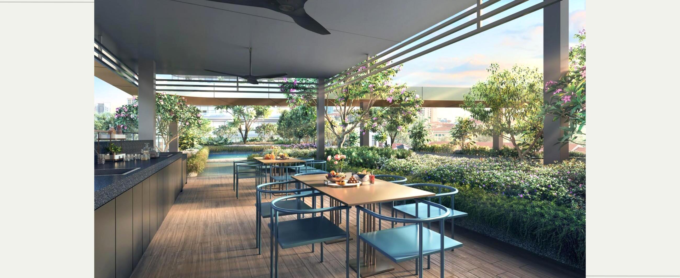 Union Square Residences facilities plan — Levels 3, 34 and rooftop